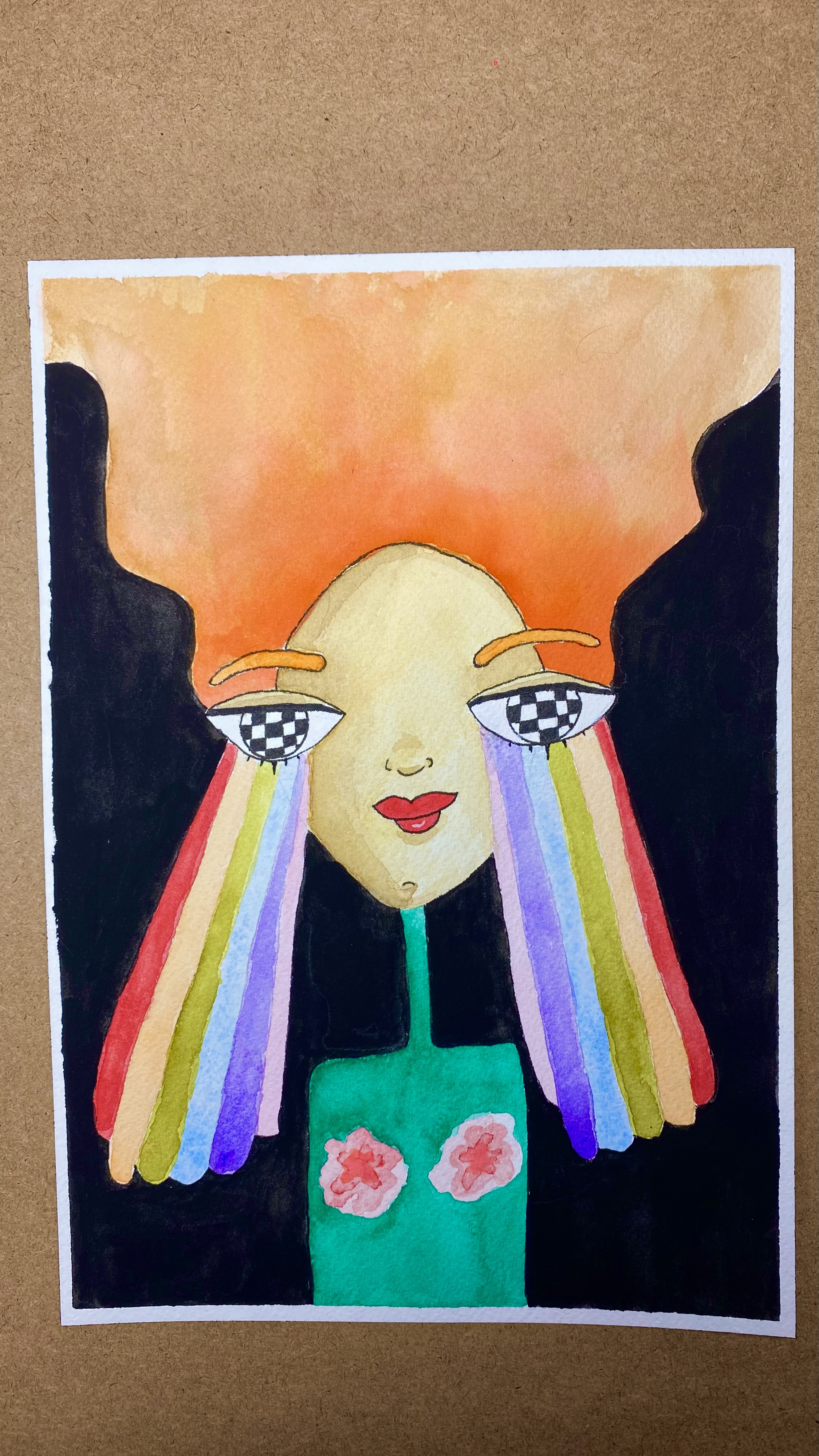 Watercolour — Rainbow Eyes
